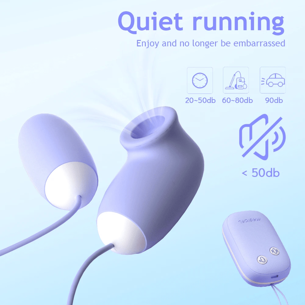 Magical Sucking Vibrating Egg Massager With 24 Modes