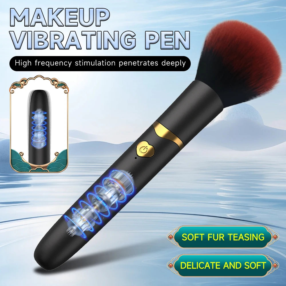 Vibrating Makeup Brush Massager