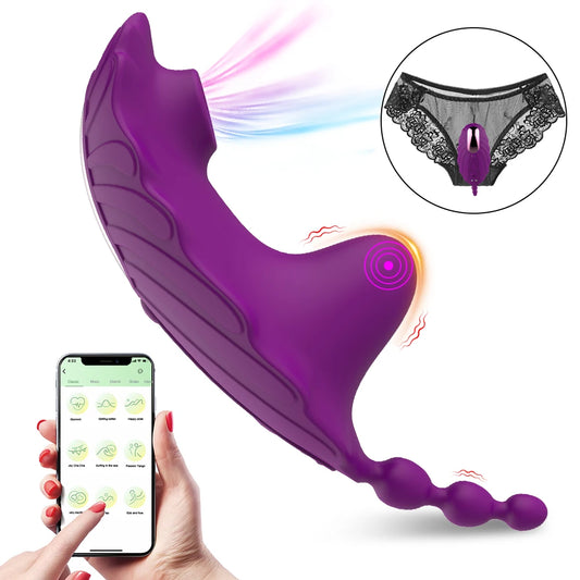 Wearable Vibrator 9 Modes with Bluetooth app