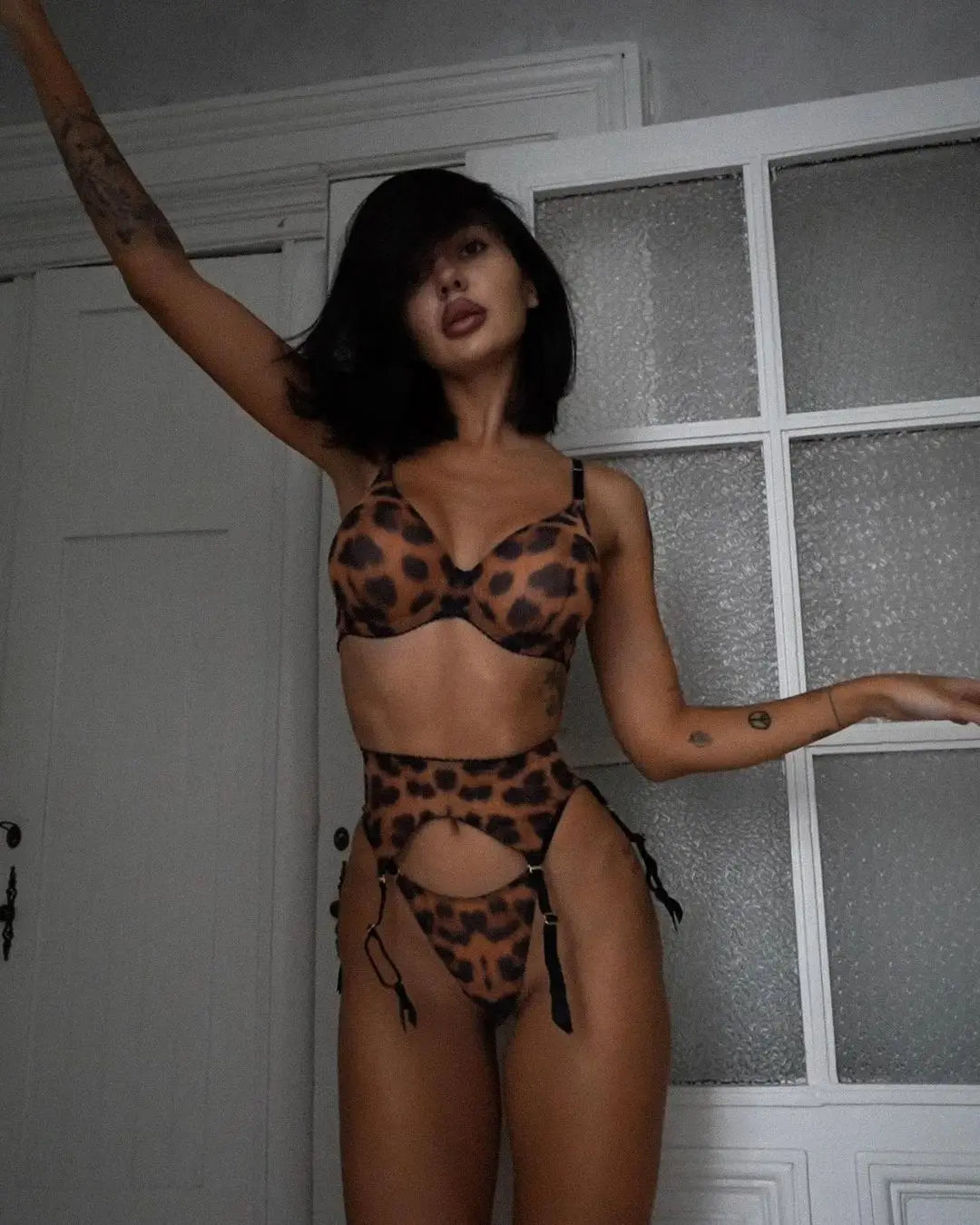 Ellie Leopard Sexy Set