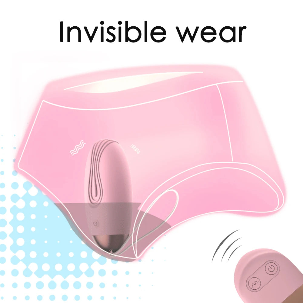 Wearable Panty Vibrator with Remote Control - 10 Vibration Modes Rechargeable