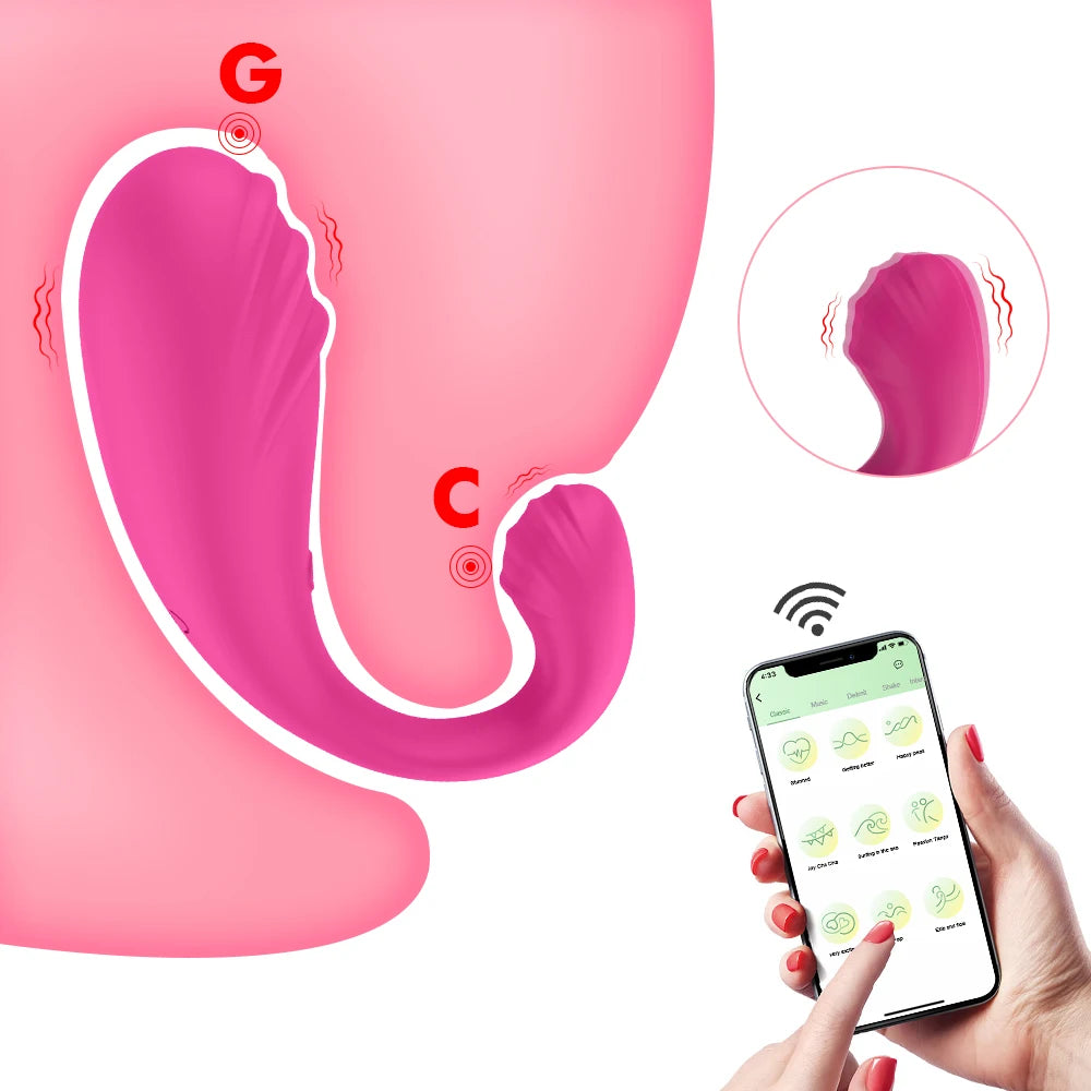 Dual Motor Vagina Vibrator With Bluetooth App