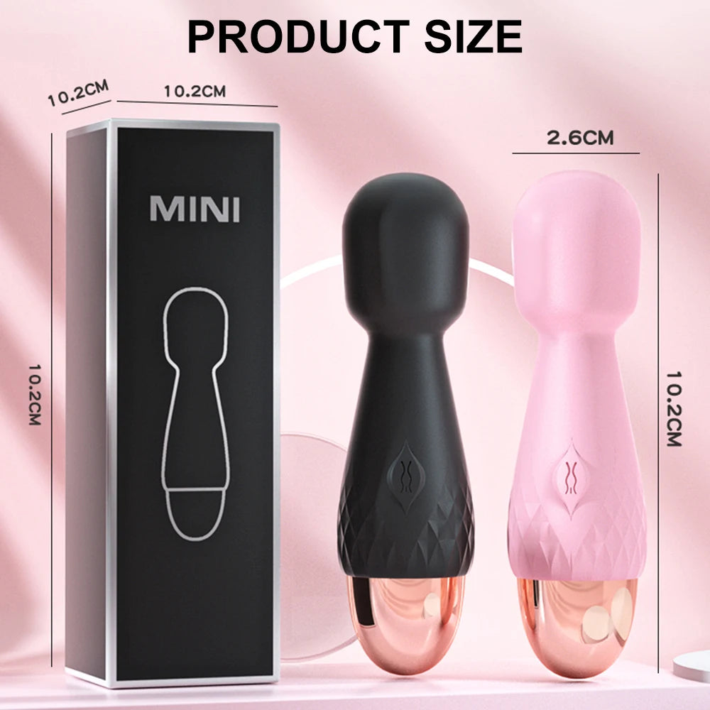 Mini Vibrator - 10 Vibration Modes Rechargeable