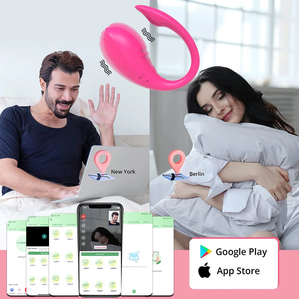 Bluetooth APP Jump Egg Vibrator