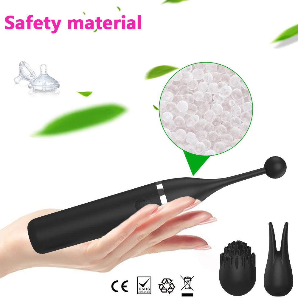 3 Caps Replaceable Vibrator G Spot Masturbator