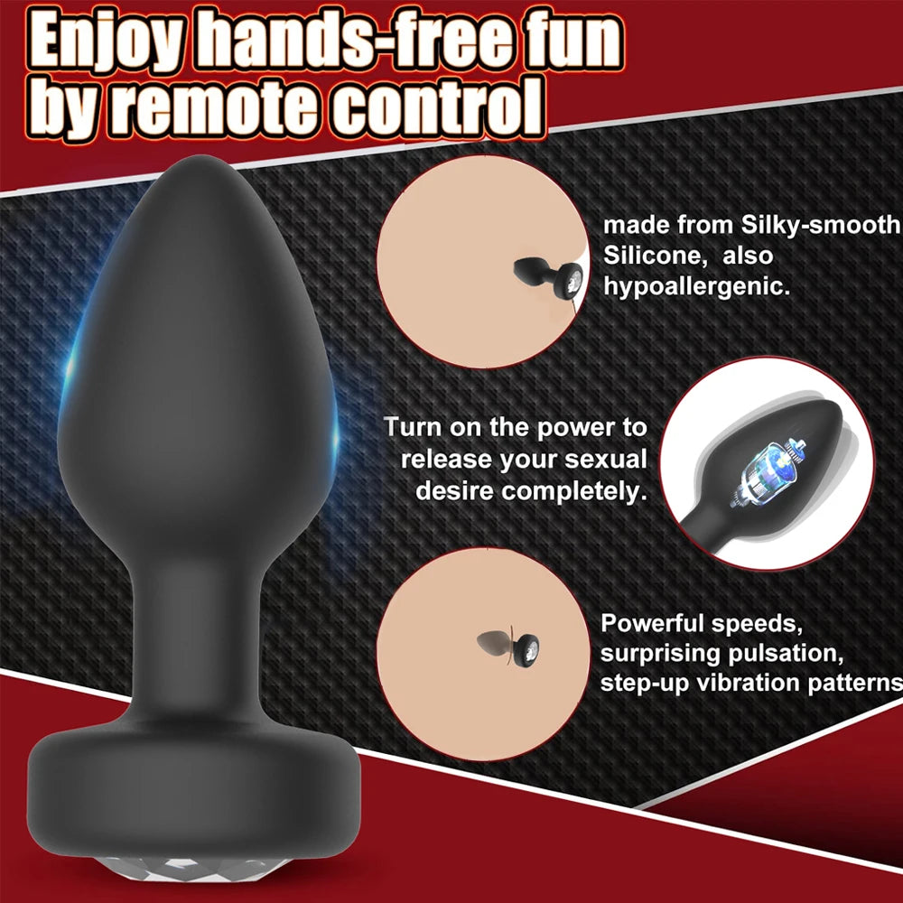 Anal Vibrator Butt Plug with APP Remote Control #1