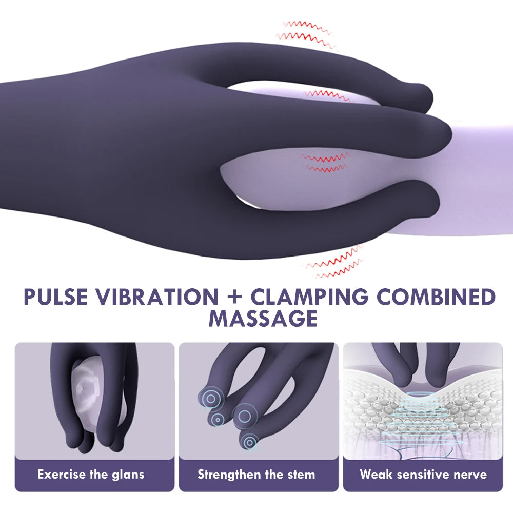 Male Penis Stimulator Massager 10 Speed Vibrating